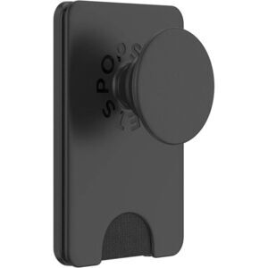 Open Box - PopSockets -  PopWallet w/ PopGrip Cell Phone Grip &  Black